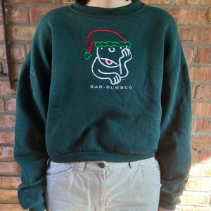 Vintage 90’s Bah-humbug Christmas Sweater